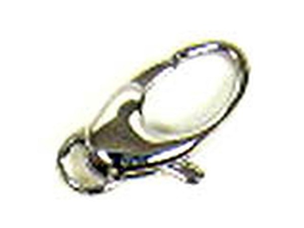 Verschlüsse Karabiner oval silber