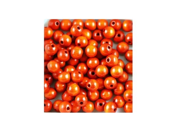 Holzperlen Bottsa Perlen orange