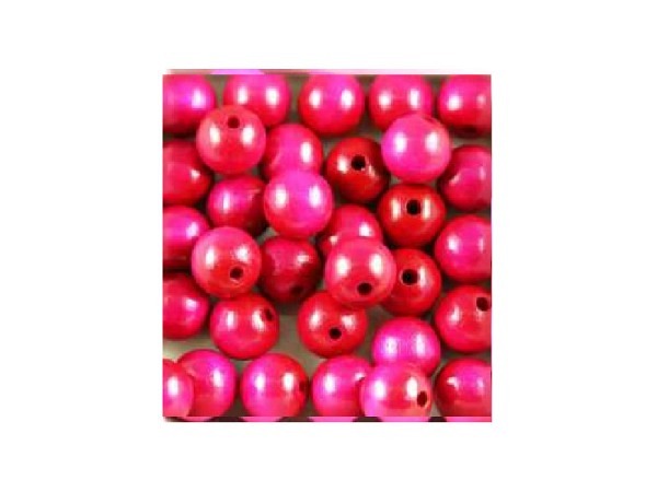 Holzperlen Bottsa Perlen pink
