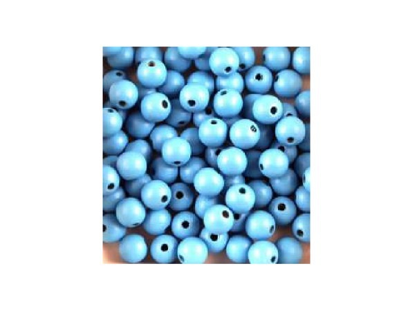 Holzperlen Bottsa Perlen hellblau