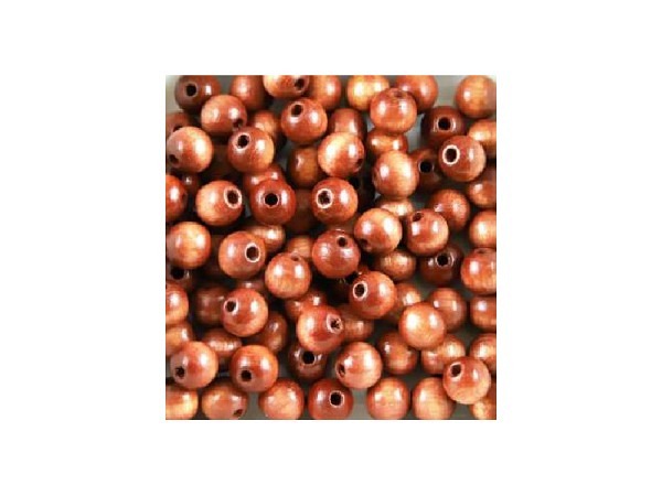 Holzperlen Bottsa Perlen hellbraun