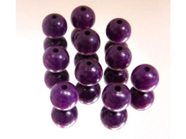Holzperlen Bottsa Perlen violett
