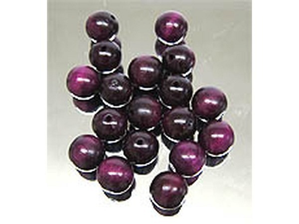 Holzperlen Bottsa Perlen violett