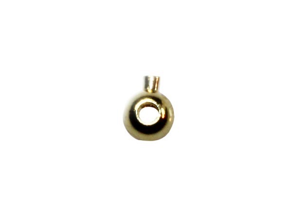Perlen Pracht Design-Quetschperlen gold 3,5x5mm