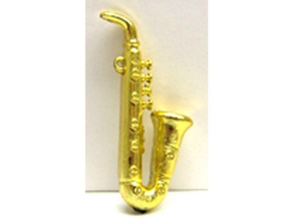 Miniatur Musik Saxophon gold
