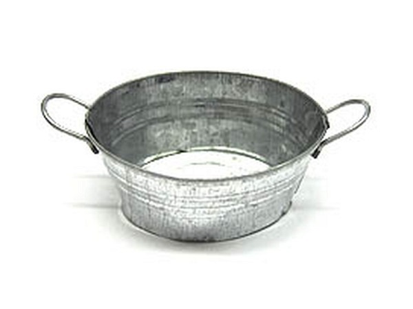 Miniatur Badezimmer Wanne oval Zink 5x4x3m
