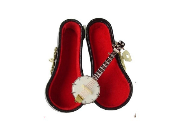 Miniatur Musik Banjo 12cm