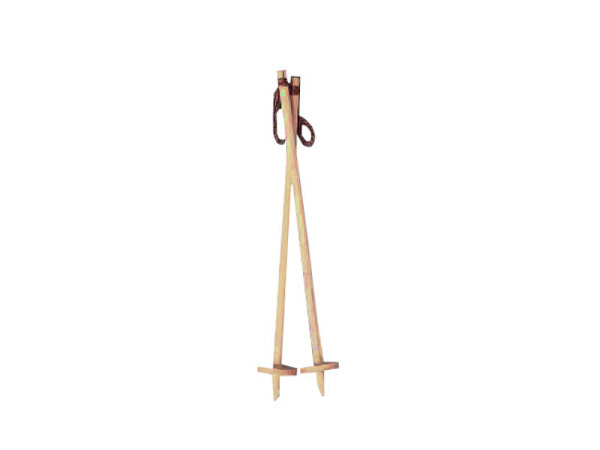 Miniatur Hobby Ski-Stöcke mit Schlaufe, 10cm