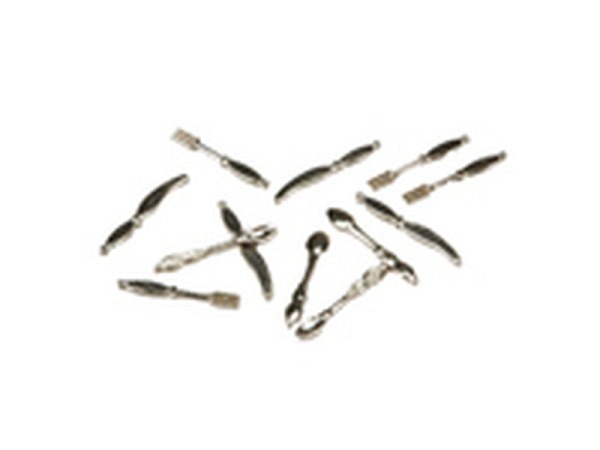 Miniatur Küche Besteck-Set 4er-Gedeck Grösse ca. 25mm