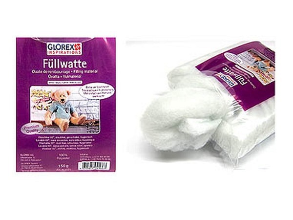 Stopfmaterial Glorex Füllwatte weiss