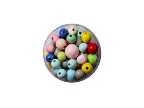 yHolzperlen Pracht Perlen pastell mix 10/12/16mm