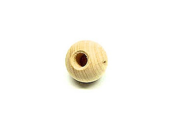 Holzperlen Ruff Holzkugel halbgebohrt