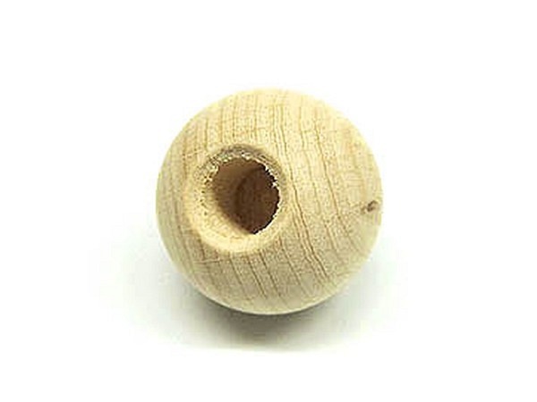 Holzperlen Ruff Holzkugel halbgebohrt