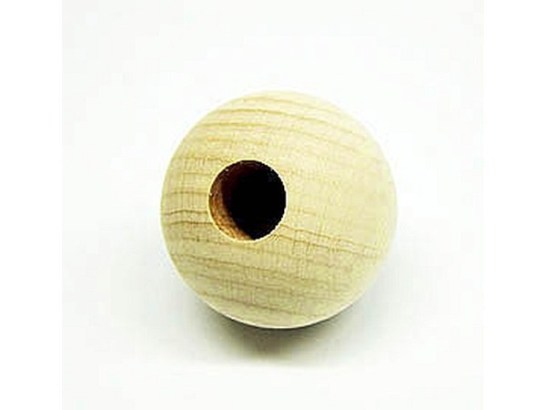 Holzperlen Ruff Holzkugel halbgebohrt