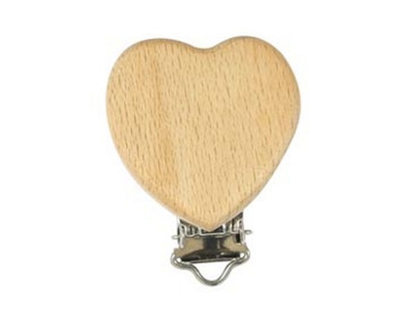 Nuggiclip Pracht Holzclip, Herz