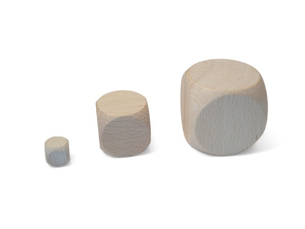 Holzwürfel Ruff Rohholzwürfel 4cm