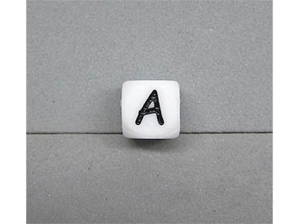 Buchstabenperlen Pracht, Silikonwürfel Buchstabe
