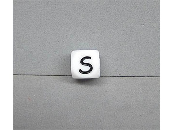 Buchstabenperlen Pracht, Silikonwürfel Buchstabe