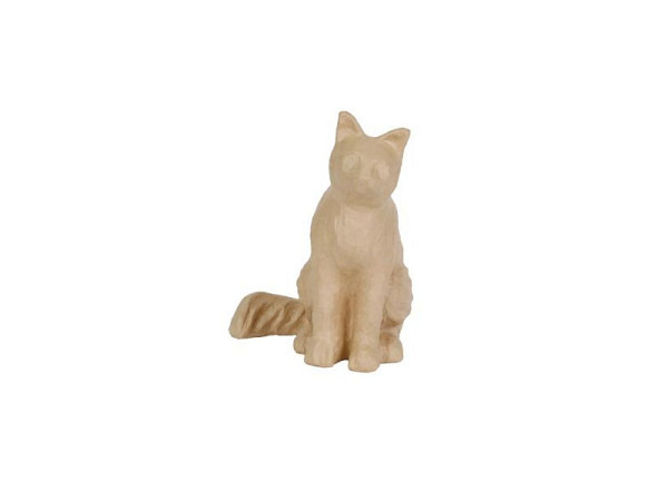 Pappmache Decopatch Pappmaché-Katze