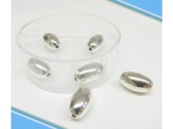 Glasperlen Pracht Wachsoliven 12x7mm