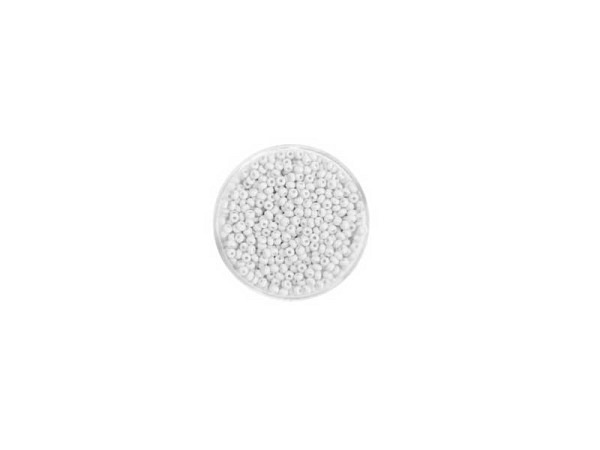 Rocailles Pracht PermaLux 2,6mm weiss matt
