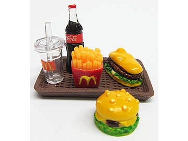 Miniatur Lebensmittel Mac Menü