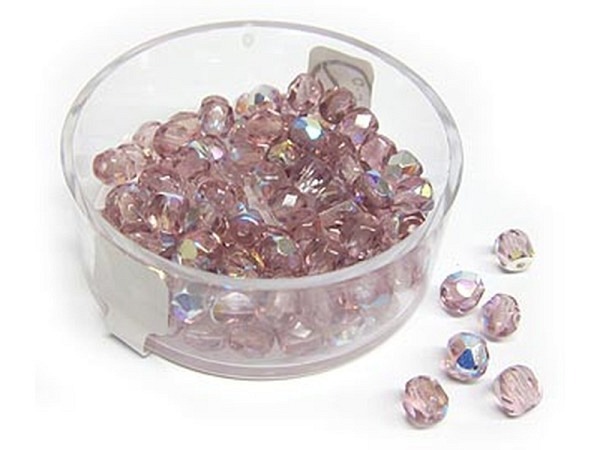 Glasperlen Pracht Glasschliffperlen amethyst