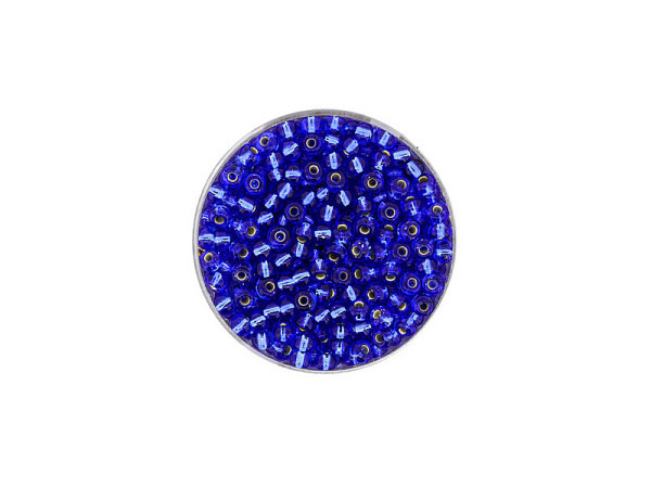 Rocailles Pracht Perlen 3,5mm dunkelblau
