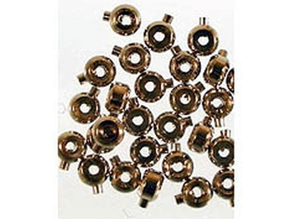 Kalotten Trix Mix Quetsch-Pneu 925 vergoldet klein 3mm