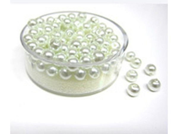 Glaswachsperlen Pracht Renaissance weiss 4mm