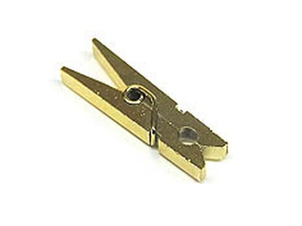 Miniatur Klammern Klämmerli Metallic