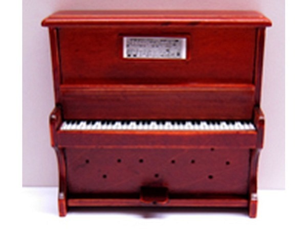 Miniatur Musik Holzklavier 10x4x9,5cm 