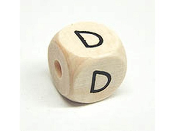 Buchstabenperlen Bottsa, Holzwürfel Buchstabe