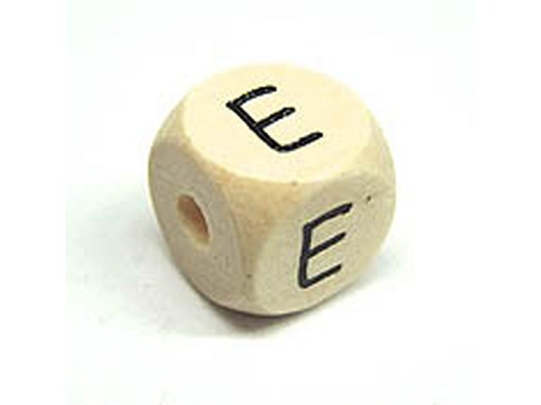 Buchstabenperlen Bottsa, Holzwürfel Buchstabe