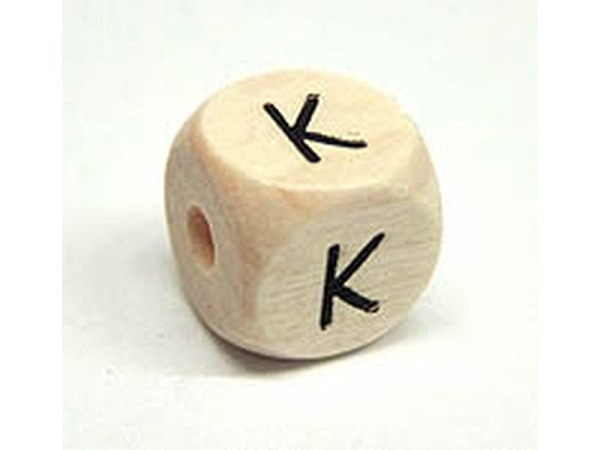 Buchstabenperlen Bottsa, Holzwürfel Buchstabe