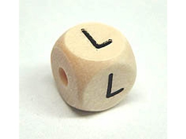 Buchstabenperlen Bottsa, Holzwürfel Buchstabe
