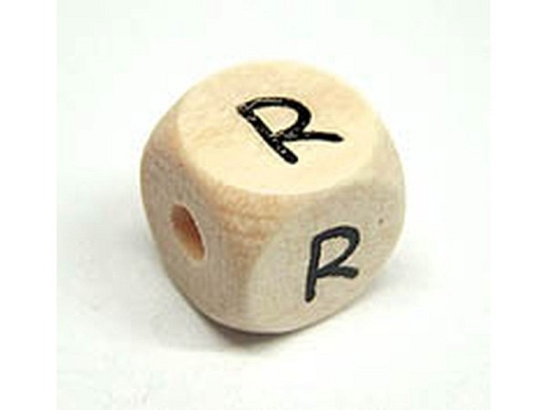 Buchstabenperlen Bottsa, Holzwürfel Buchstabe