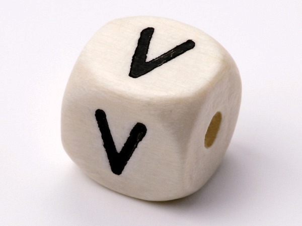 Buchstabenperlen Bottsa, Holzwürfel Buchstabe