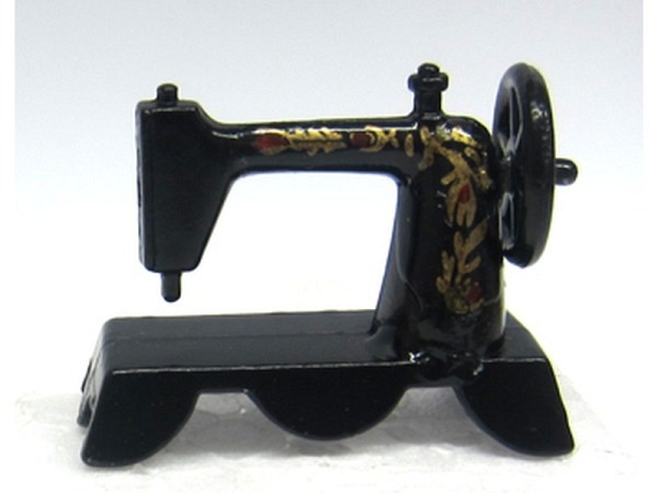 Miniatur Haushalt Nähmaschine schwarz