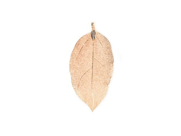 Anhänger Pracht Blattanhänger Rosegold