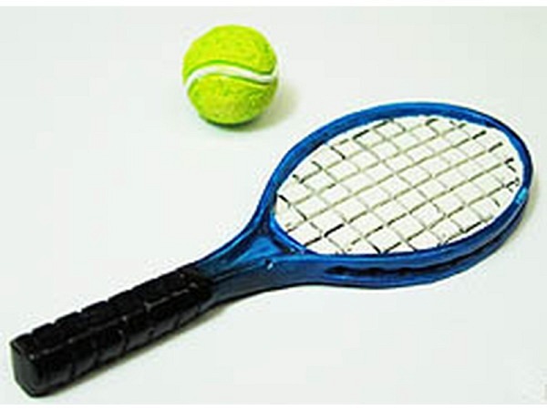 Miniatur Hobby Tennisschläger 62mm