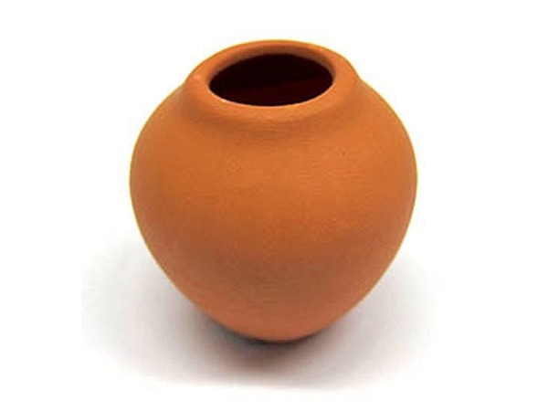 Miniatur Deko Tonvase 50x45mm