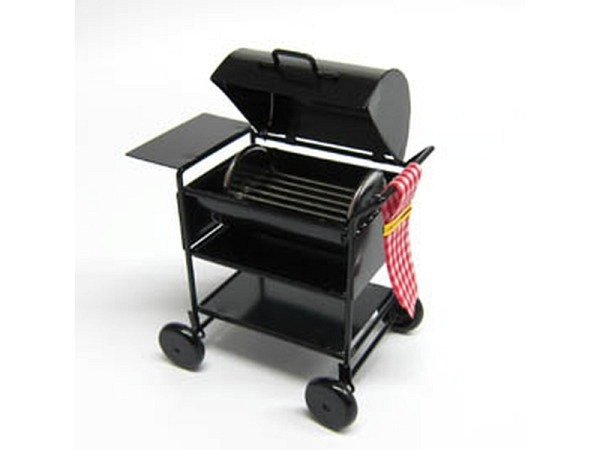 Miniatur Küche Grill Metall 9x8cm