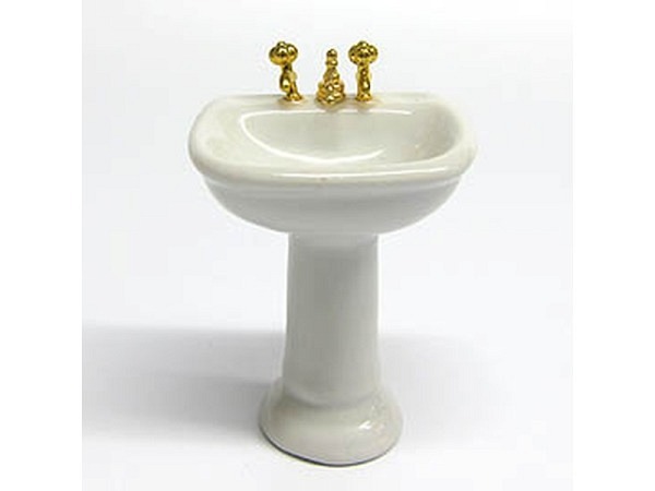 Miniatur Badezimmer Porzellan-Waschbecken