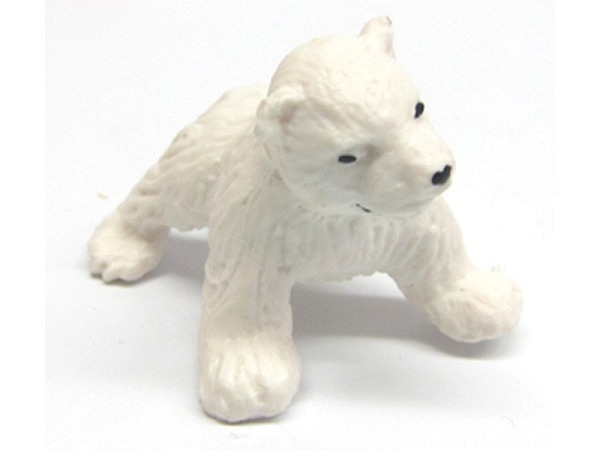Miniatur Tierfiguren Eisbär-Baby 40mm 