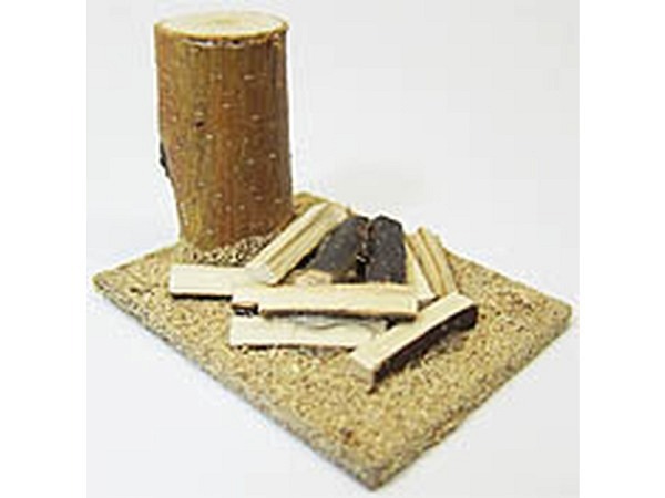Miniatur Garten Hackstock 3cm
