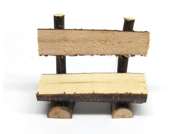 Miniatur Möbel Holzbänkli 60x40mm
