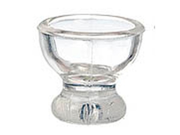 Miniatur Küche Mini Eierbecher aus Glas Grösse circa 1cm