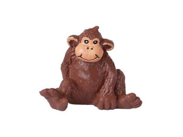 Miniatur Tierfiguren Affe sitzend 3,5cmH