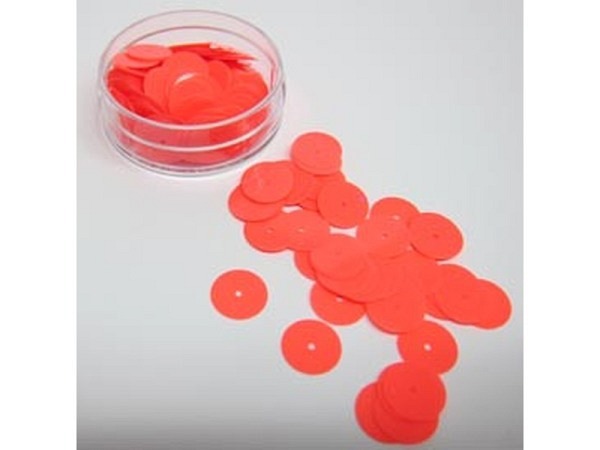 Pailletten Brody Trims Pailletten rund 10mm neon..